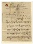 Clara Barton Autograph Letter Signed From Johnstown During the Johnstown Flood of 1889, the Event That Tested the Mettle of the American Red Cross -- ''...we are in the midst of our heaviest work...''